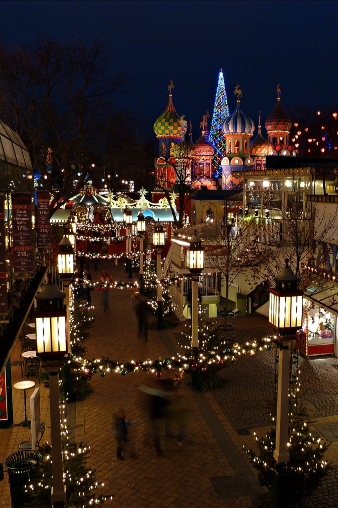 Tivoli lights in december